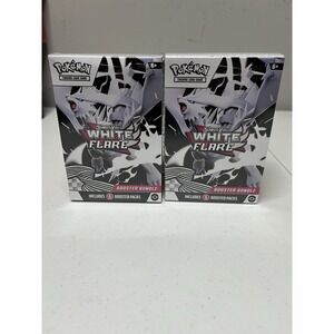 Pokémon Scarlet & Violet White Flare Booster Bundle – 6 Packs – New Sealed (2)
